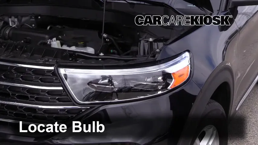 2020 Ford Explorer XLT 2.3L 4 Cyl. Turbo Lights Headlight (replace bulb)
